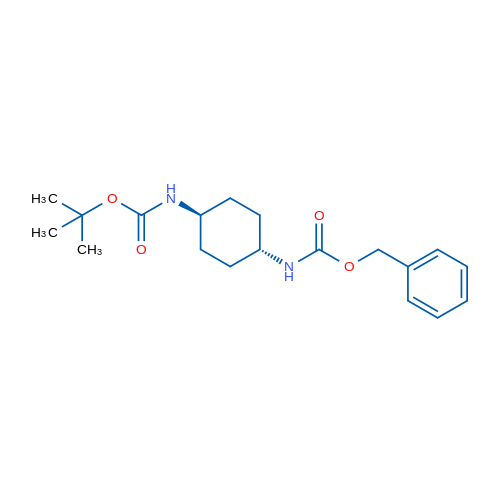 Benzyl tert-butyl trans-cyclohexane-1,4-diyldicarbamate 1g