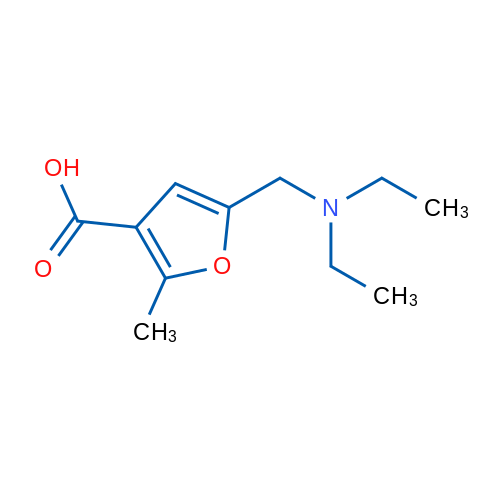 5-((Diethylamino)methyl)-2-methylfuran-3-carboxylic acid 1g