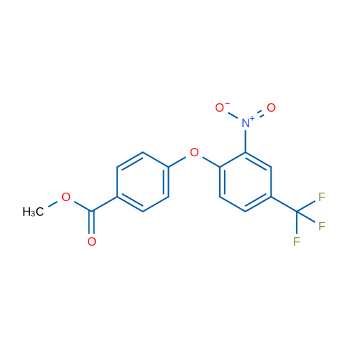 Methyl 4-(2-nitro-4-(trifluoromethyl)phenoxy)benzoate 1g