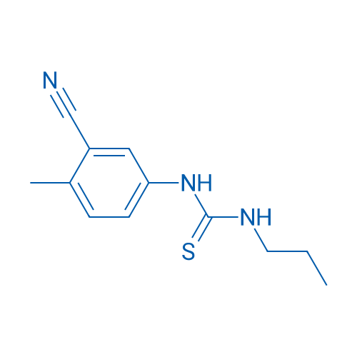 1-(3-Cyano-4-methylphenyl)-3-propylthiourea 1g