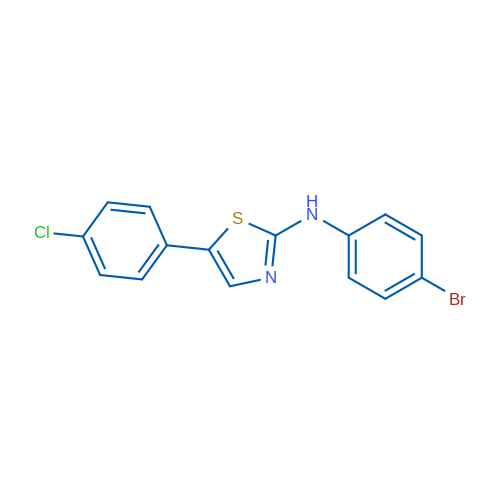 N-(4-Bromophenyl)-5-(4-chlorophenyl)-1,3-thiazol-2-amine 1g