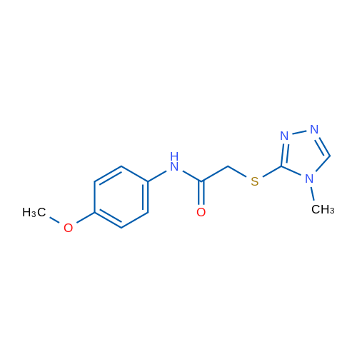 N-(4-Methoxyphenyl)-2-[(4-methyl-4H-1,2,4-triazol-3-yl)sulfanyl]acetamide 1g