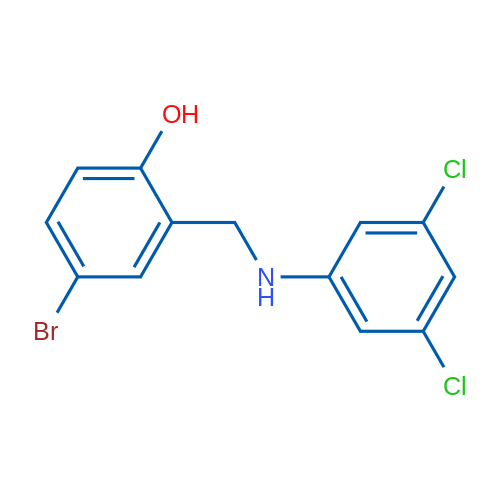 4-Bromo-2-{[(3,5-dichlorophenyl)amino]methyl}phenol 1g
