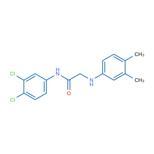 N-(3,4-Dichlorophenyl)-2-[(3,4-dimethylphenyl)amino]acetamide 1g