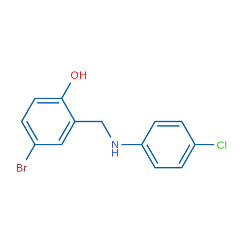 4-Bromo-2-{[(4-chlorophenyl)amino]methyl}phenol 1g