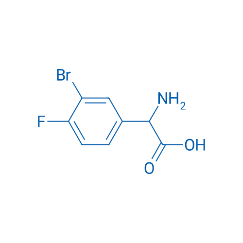 2-Amino-2-(3-bromo-4-fluorophenyl)acetic acid 250mg