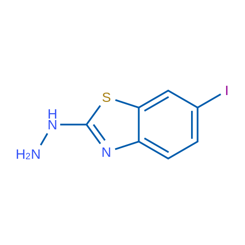 2-Hydrazinyl-6-iodobenzo[d]thiazole 1g