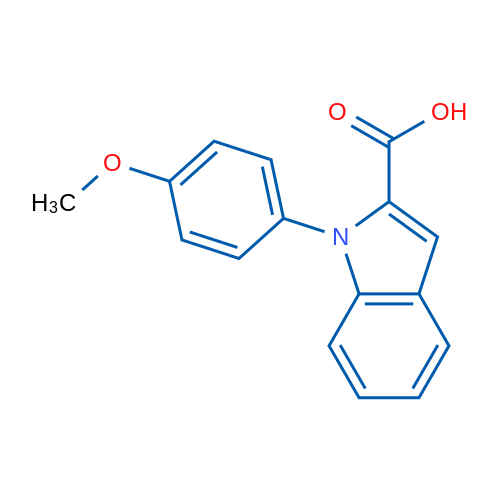 1-(4-Methoxyphenyl)-1H-indole-2-carboxylic acid 1g
