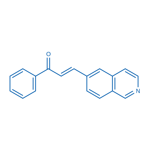 (E)-3-(Isoquinolin-6-yl)-1-phenylprop-2-en-1-one 1g