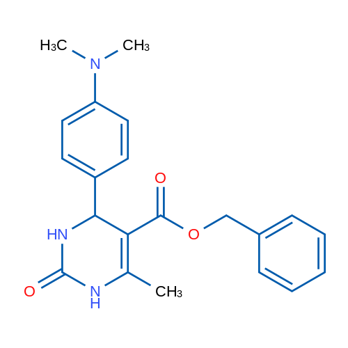 Benzyl 4-(4-(dimethylamino)phenyl)-6-methyl-2-oxo-1,2,3,4-tetrahydropyrimidine-5-carboxylate 1g