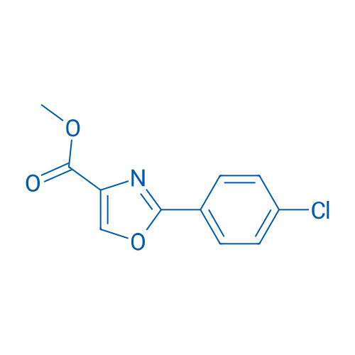Methyl 2-(4-chlorophenyl)oxazole-4-carboxylate 250mg