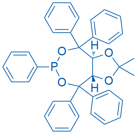 (3aS,8aS)-2,2-Dimethyl-4,4,6,8,8-pentaphenyltetrahydro-[1,3]dioxolo[4,5-e][1,3,2]dioxaphosphepine 250mg