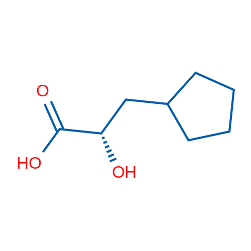 (S)-a-Hydroxy-cyclopentanepropanoic acid 250mg