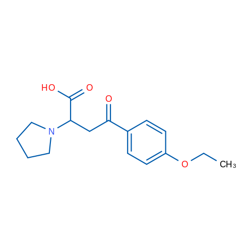 4-(4-Ethoxyphenyl)-4-oxo-2-(pyrrolidin-1-yl)butanoic acid 1g