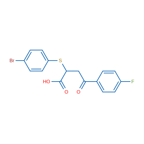2-[(4-Bromophenyl)sulfanyl]-4-(4-fluorophenyl)-4-oxobutanoic acid 1g