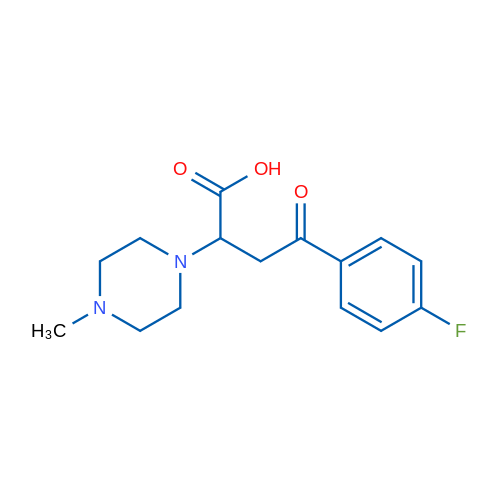 4-(4-Fluorophenyl)-2-(4-methylpiperazin-1-yl)-4-oxobutanoic acid 1g