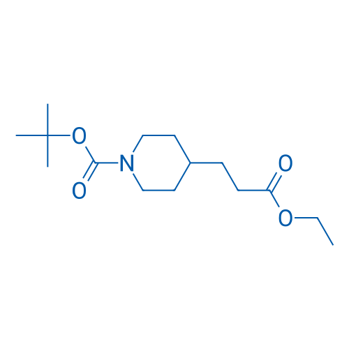 Ethyl 3-(N-BOC-piperidin-4-yl)propioate 1g