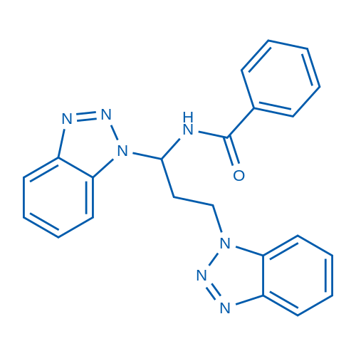 N-(1,3-Bis(1H-benzo[d][1,2,3]triazol-1-yl)propyl)benzamide 10mg