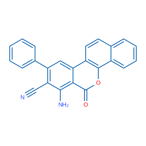 7-Amino-6-oxo-9-phenyl-6H-dibenzo[c,h]chromene-8-carbonitrile 1g