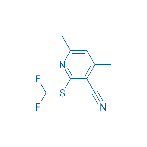 2-[(Difluoromethyl)sulfanyl]-4,6-dimethylpyridine-3-carbonitrile 1g