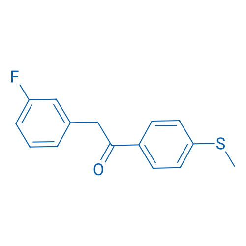 2-(3-Fluorophenyl)-1-(4-(methylthio)phenyl)ethan-1-one 250mg