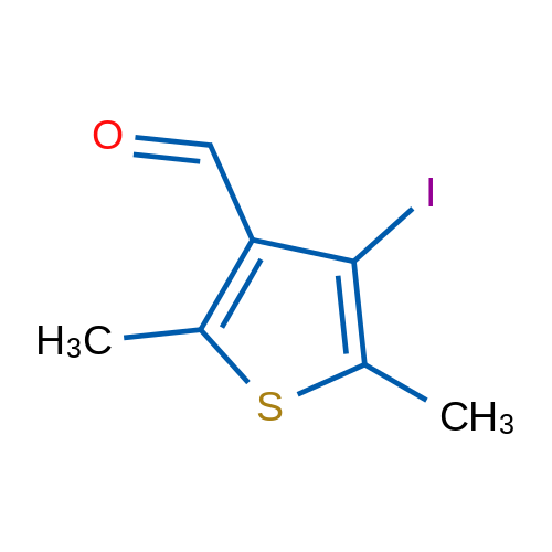 4-Iodo-2,5-dimethylthiophene-3-carbaldehyde 1g