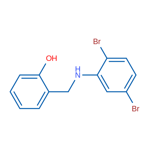 2-{[(2,5-dibromophenyl)amino]methyl}phenol 1g