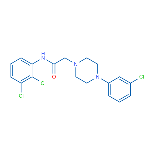 2-[4-(3-Chlorophenyl)piperazin-1-yl]-N-(2,3-dichlorophenyl)acetamide 1g