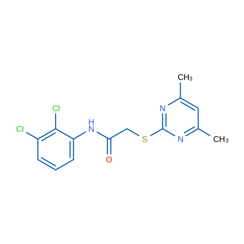 N-(2,3-Dichlorophenyl)-2-[(4,6-dimethylpyrimidin-2-yl)sulfanyl]acetamide 1g