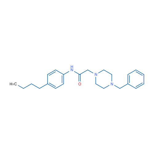 2-(4-Benzylpiperazin-1-yl)-N-(4-butylphenyl)acetamide 1g