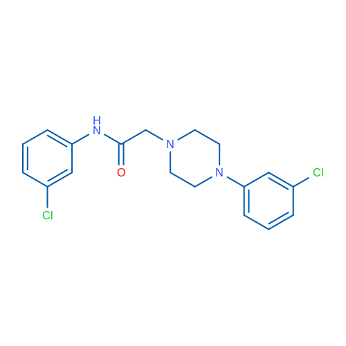 N-(3-Chlorophenyl)-2-[4-(3-chlorophenyl)piperazin-1-yl]acetamide 1g