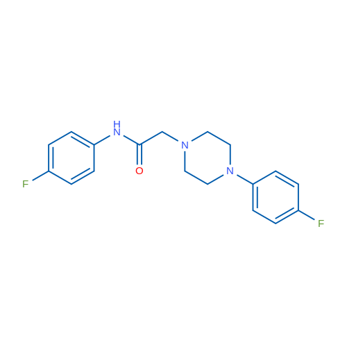 N-(4-Fluorophenyl)-2-[4-(4-fluorophenyl)piperazin-1-yl]acetamide 1g