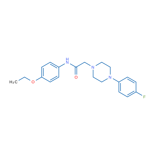 N-(4-Ethoxyphenyl)-2-[4-(4-fluorophenyl)piperazin-1-yl]acetamide 1g