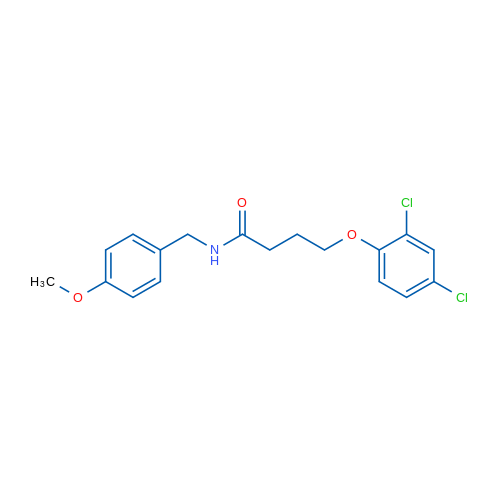 4-(2,4-Dichlorophenoxy)-N-[(4-methoxyphenyl)methyl]butanamide 1g