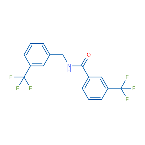 3-(Trifluoromethyl)-N-{[3-(trifluoromethyl)phenyl]methyl}benzamide 1g