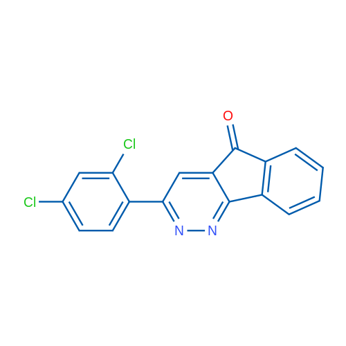 3-(2,4-Dichlorophenyl)-5H-indeno[1,2-c]pyridazin-5-one 1g