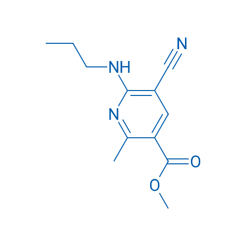 Methyl 5-cyano-2-methyl-6-(propylamino)pyridine-3-carboxylate 1g