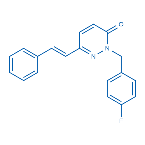 2-[(4-Fluorophenyl)methyl]-6-[(E)-2-phenylethenyl]-2,3-dihydropyridazin-3-one 10mg