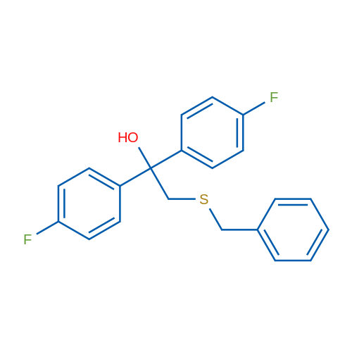 2-(Benzylsulfanyl)-1,1-bis(4-fluorophenyl)ethan-1-ol 1g