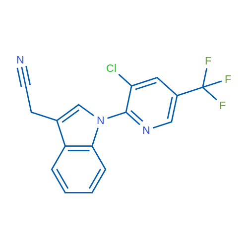 2-(1-(3-Chloro-5-(trifluoromethyl)pyridin-2-yl)-1H-indol-3-yl)acetonitrile 1g