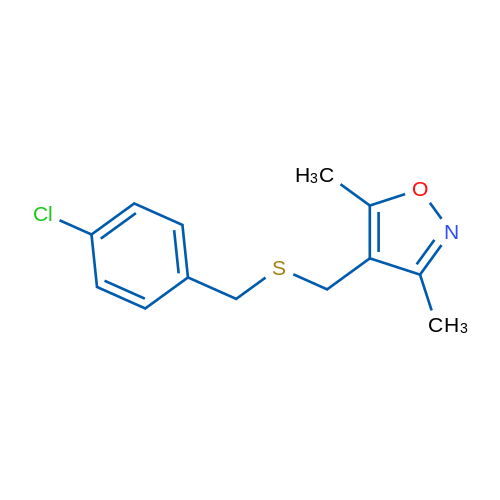 4-({[(4-chlorophenyl)methyl]sulfanyl}methyl)-3,5-dimethyl-1,2-oxazole 1g