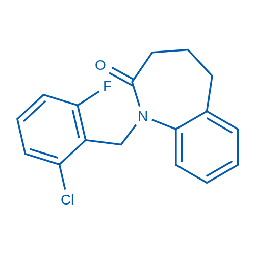 1-[(2-Chloro-6-fluorophenyl)methyl]-2,3,4,5-tetrahydro-1H-1-benzazepin-2-one 100mg