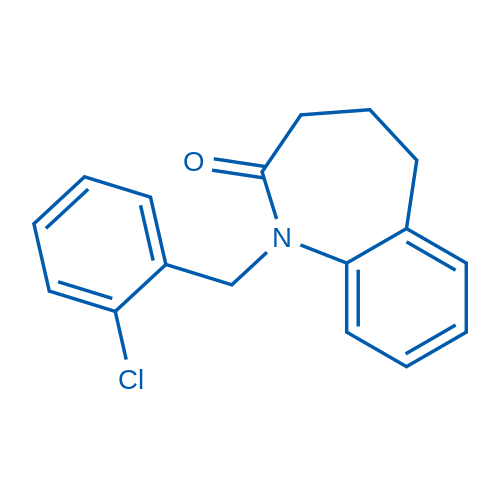 1-[(2-Chlorophenyl)methyl]-2,3,4,5-tetrahydro-1H-1-benzazepin-2-one 10mg