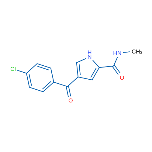 4-(4-Chlorobenzoyl)-N-methyl-1H-pyrrole-2-carboxamide 1g
