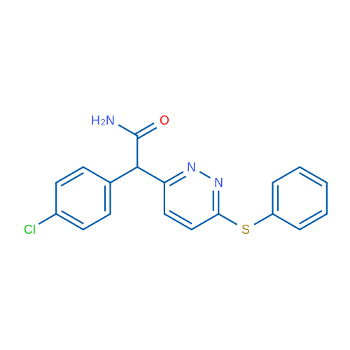 2-(4-Chlorophenyl)-2-[6-(phenylsulfanyl)pyridazin-3-yl]acetamide 1g