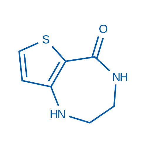 1H,2H,3H,4H,5H-Thieno[3,2-e][1,4]diazepin-5-one 250mg