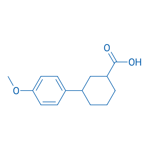 3-(4-Methoxyphenyl)cyclohexane-1-carboxylic acid 1g