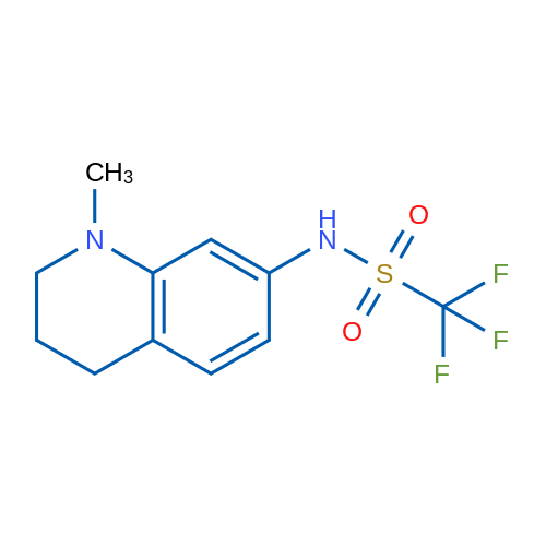 1,1,1-Trifluoro-N-(1-methyl-1,2,3,4-tetrahydroquinolin-7-yl)methanesulfonamide 1g