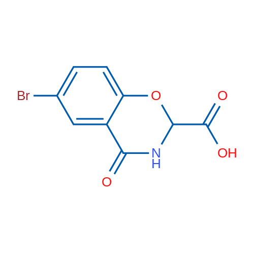 6-Bromo-4-oxo-3,4-dihydro-2H-benzo[e][1,3]oxazine-2-carboxylic acid 1g