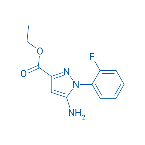 Ethyl 5-amino-1-(2-fluorophenyl)-1H-pyrazole-3-carboxylate 250mg